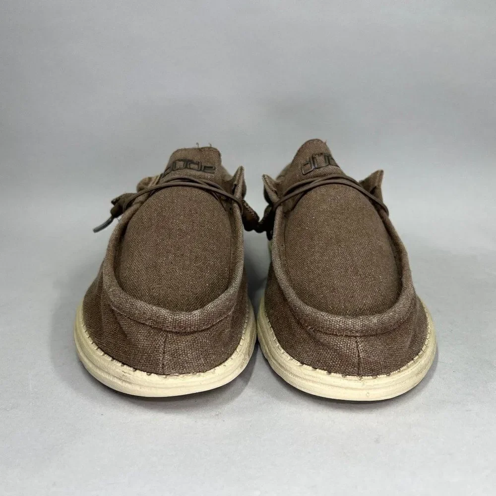 Hey Dude Men's Size 12 Wally Chocolate Slip On Shoes‎